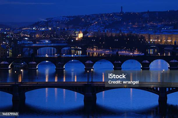 Photo libre de droit de Ponts De Prague banque d'images et plus d'images libres de droit de Architecture - Architecture, Bleu, Capitales internationales