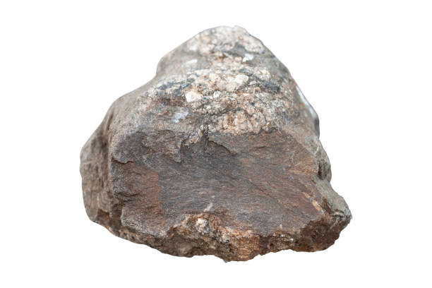istock Schist rock isolated on white background included clipping path. 1403791650