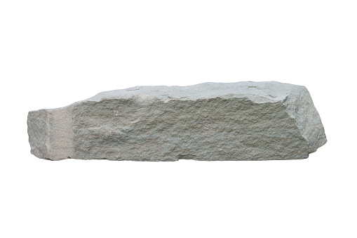 Sandstone isolated on white background included clipping path.