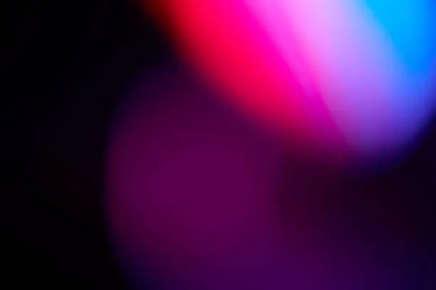 Photo of Abstract color gradient defocused light leak background