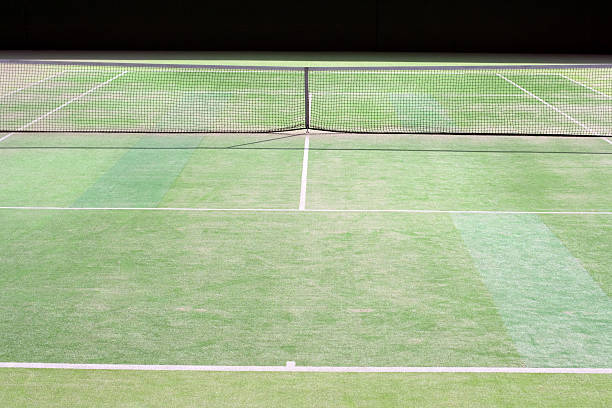 campo da tennis - toughness surface level court tennis foto e immagini stock