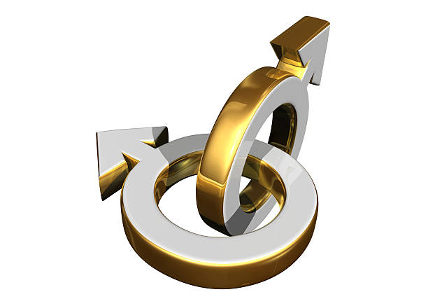 Male sex symbols stock photo
