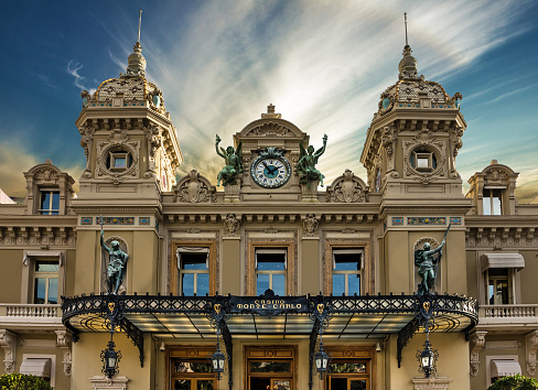 Monaco - May 30, 2022: Monte Carlo Grand Casino, Monaco