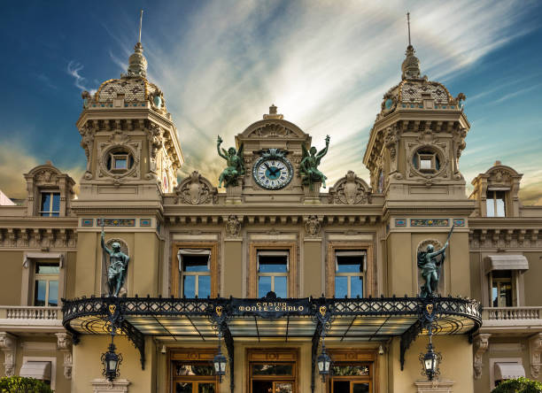 Monte Carlo Grand Casino, Monaco stock photo