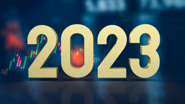 istock The gold number 2023 on business background  3d rendering 1403803825