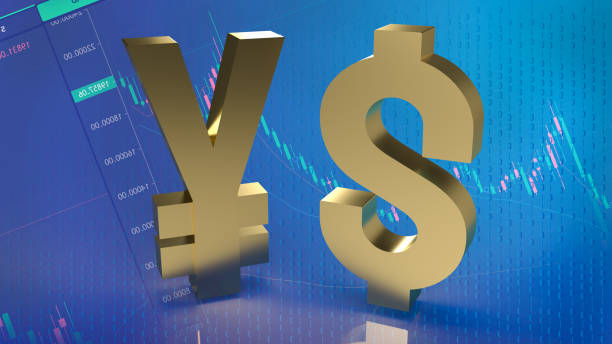 istock The gold yuan and dollar for business concept 3d rendering 1403803830