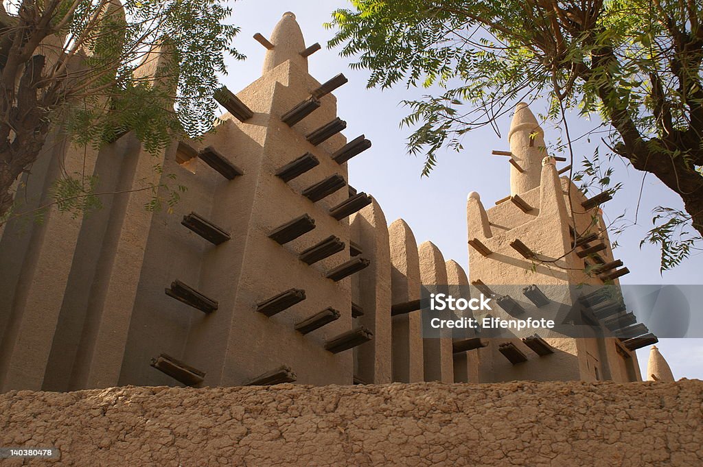 Loam Mesquita de Mopti - Royalty-free Timbuktu - mali Foto de stock