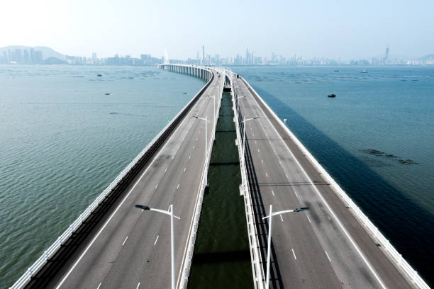 istock The cable-stayed bridge across the sea between Shenzhen and Hong Kong 1403805124