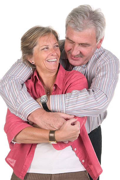 istock Mature couple laughing 140380745