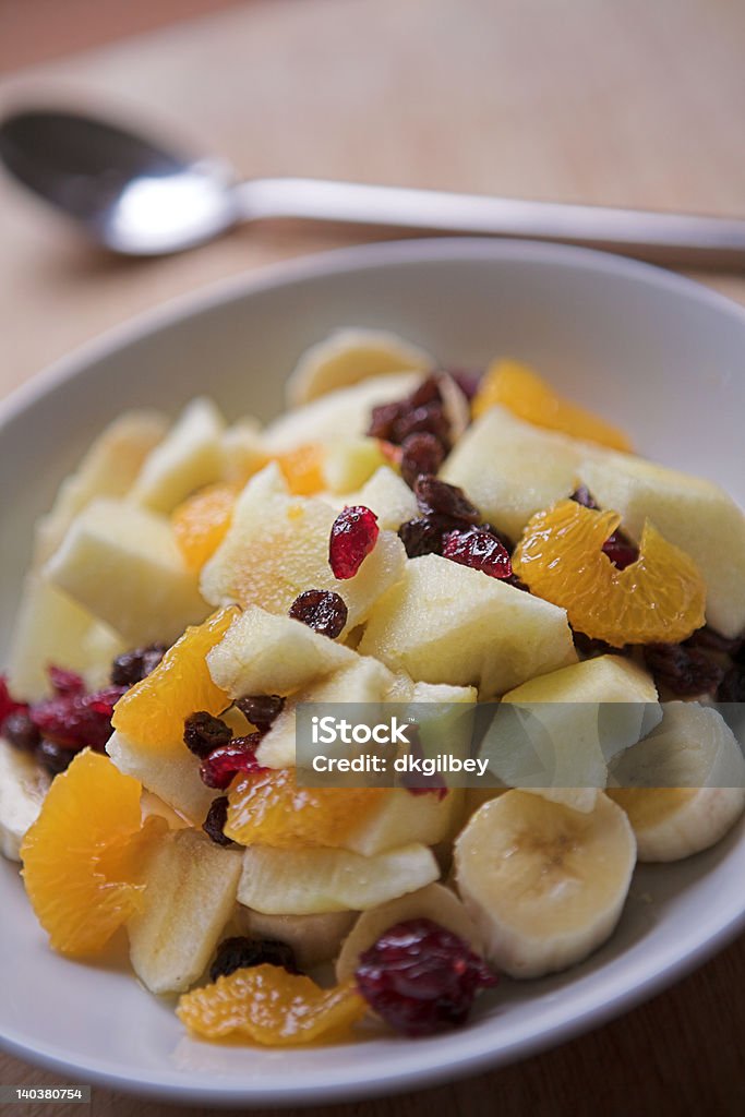 Fresh fruit breakfast Close up of fresh fruit salad for breakfast - shot with Canon 5D Apple - Fruit Stock Photo