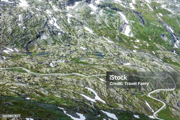 Serpentine Road Mountain Landscape Geiranger Fjord Norway Dalsnibba Stock Photo - Download Image Now