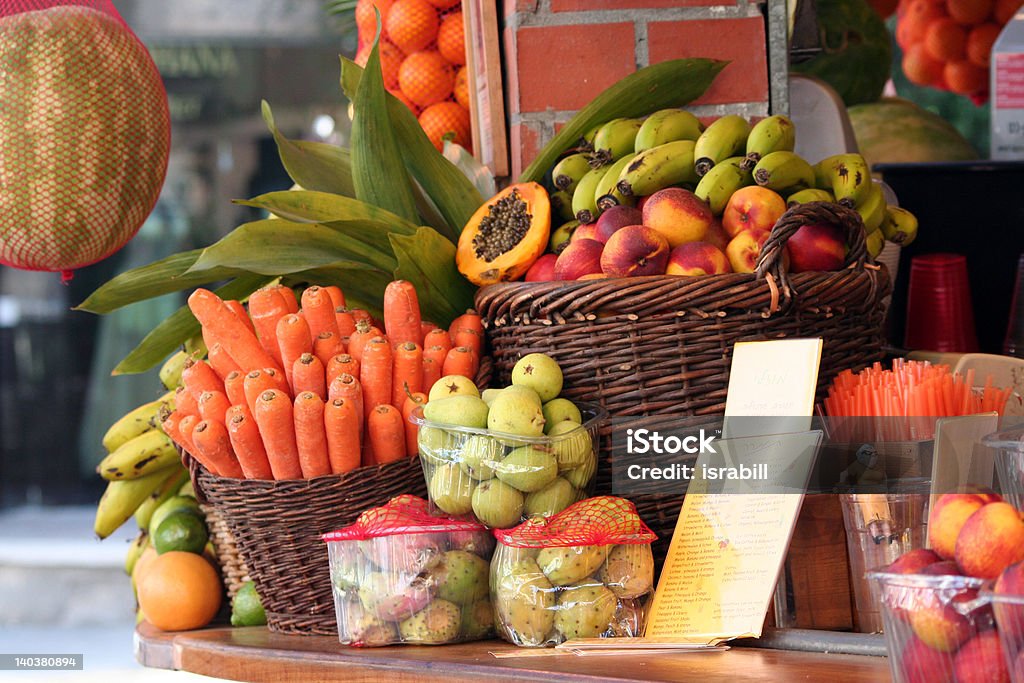 fruits kiosks Abundance Stock Photo