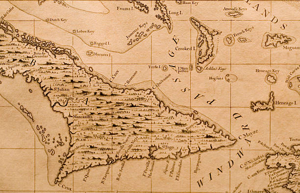 istock Antique map of eastern Cuba 140381199