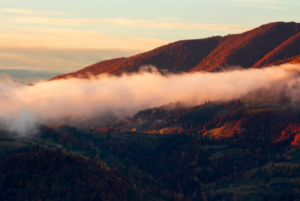 istock transcarpathian rural landscape at sunrise 1403813377