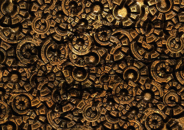 Old Gold texture stock photo