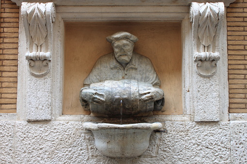 Fountain of the Porter in Rome, Italy