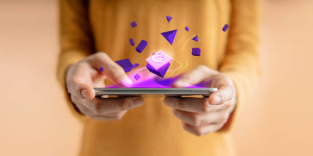 istock Metaverse, Web3 and Blockchain Technology Concepts. Closeup of Hand Using Smartphone for Connect a Community or Playing NFT Virtual Game 1403817929