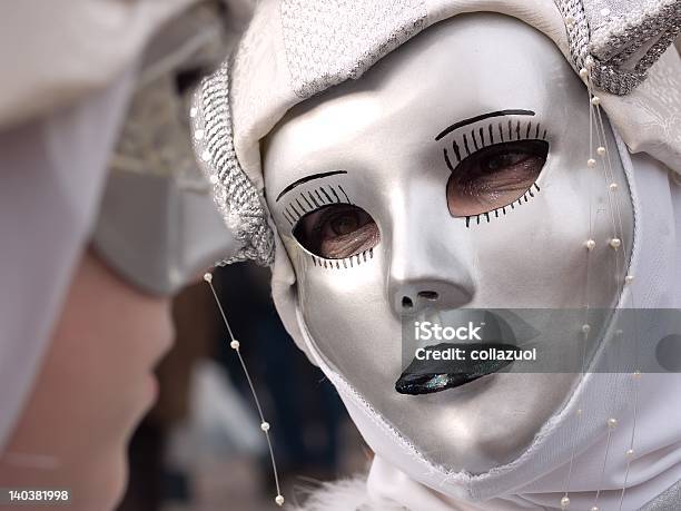 Weiße Masken Stockfoto und mehr Bilder von Aufführung - Aufführung, Auge, Erwachsene Person