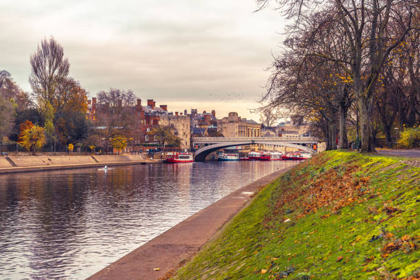 istock Lendal Bridge at sunset. The bridge is relected in the River Ouse 1403820759