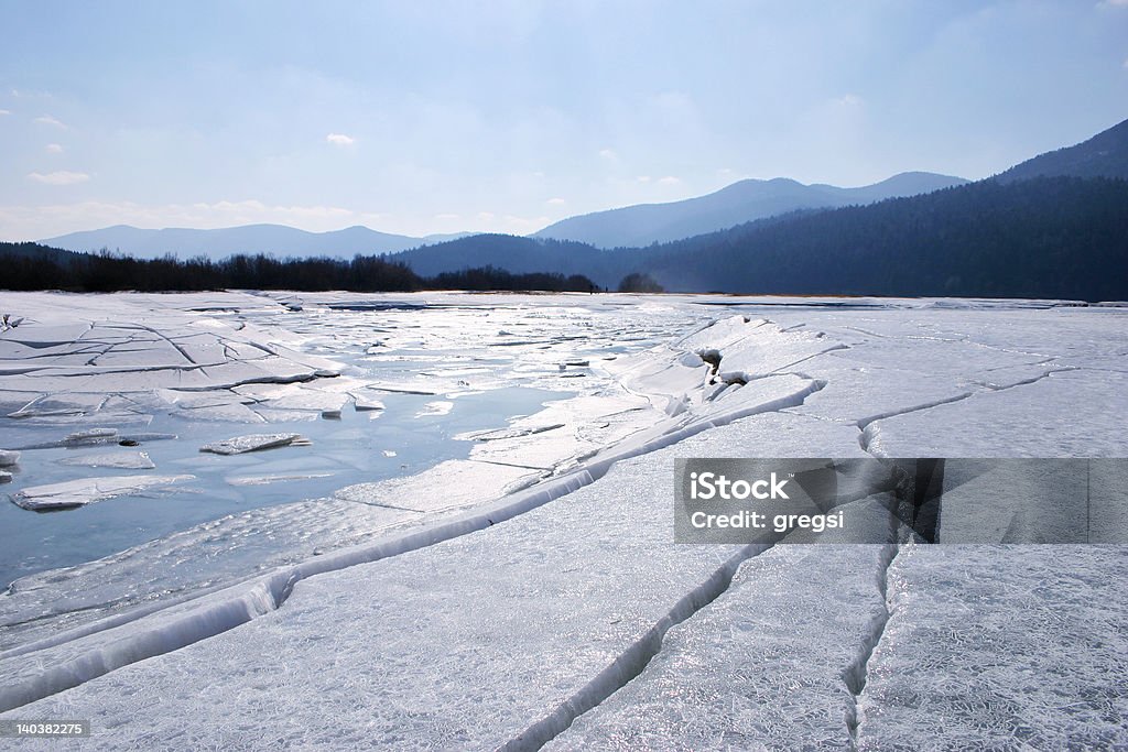 Broken-ice - Lizenzfrei Eis Stock-Foto