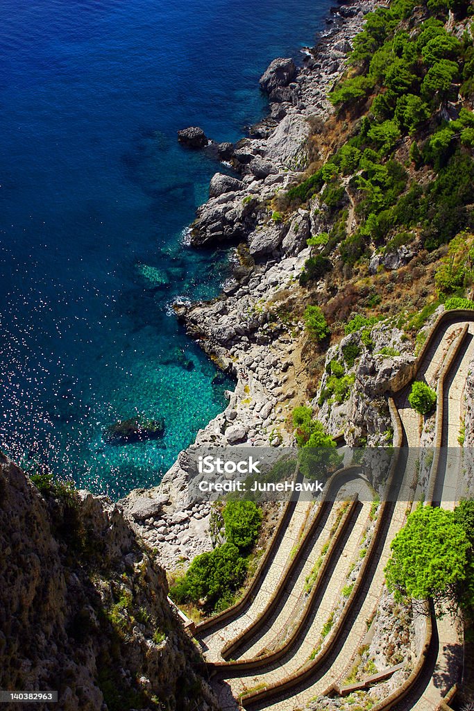 Insel Capri - Lizenzfrei Bucht Stock-Foto