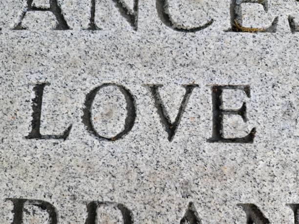 istock the word love engraved or etched on marble 1403834141
