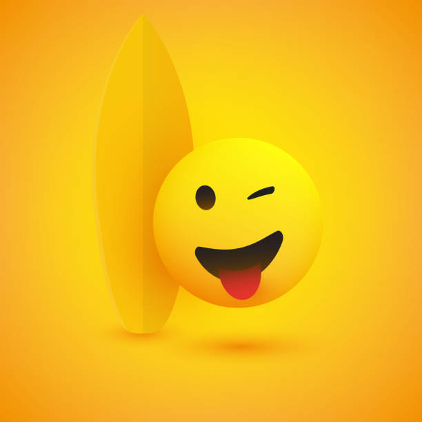istock Smiling and Winking Emoji with Stuck Out Tongue 1403837731