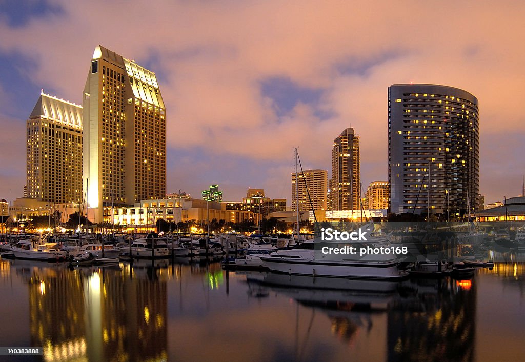 San Diego Bay Architecture Stock Photo