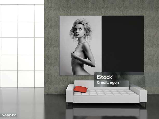 Modern Interior With The Fashionable Picture Stock Photo - Download Image Now - Elegance, Fashionable, Photography