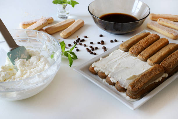 istock Preparing Italian tiramisu. 1403840277