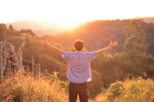 istock Happiness and tranquility in nature 1403845586