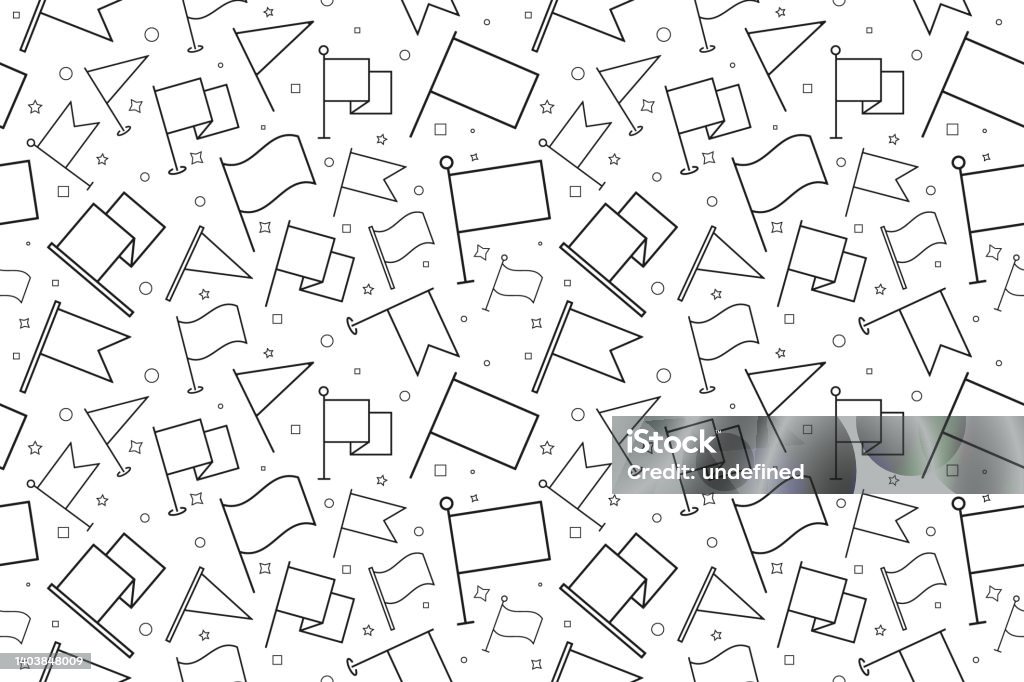 Simple Flags With Pattern Vector Flag Pattern Flag Seamless Background Stock Illustration ...