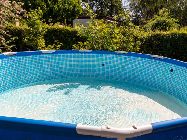 istock The pool is filled with water. 1403848781