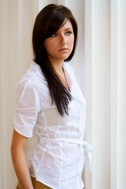istock Female Model in High Key 140384925
