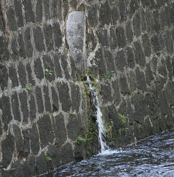 istock water flowing into a canal 140384951