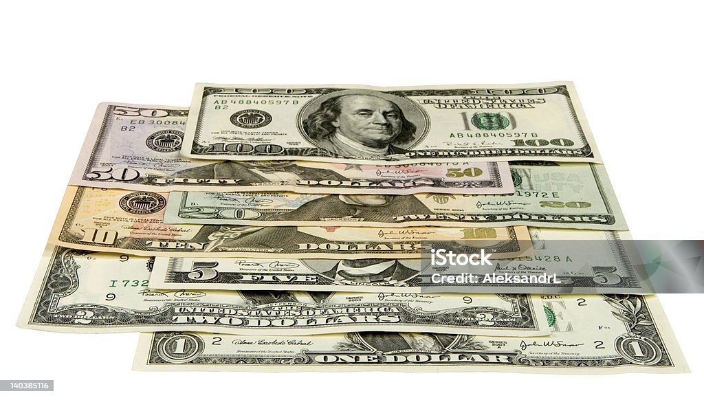Dólares - Foto de stock de Nota de Cinco Dólares Americanos royalty-free