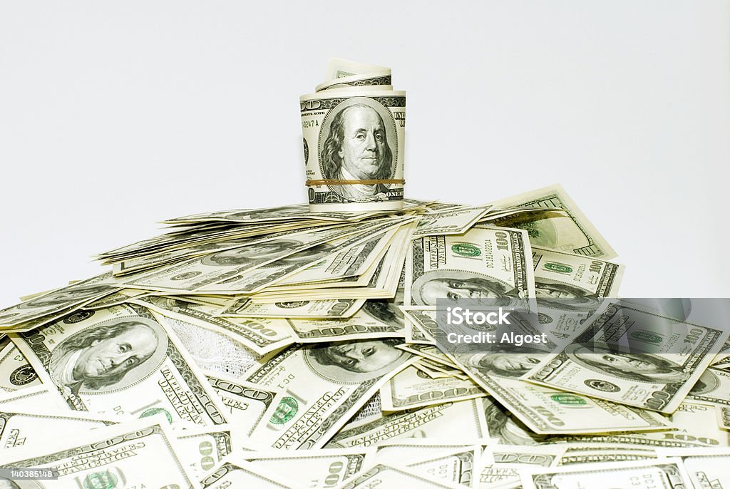 Dollaro americano in diverse viste - Foto stock royalty-free di Abbondanza
