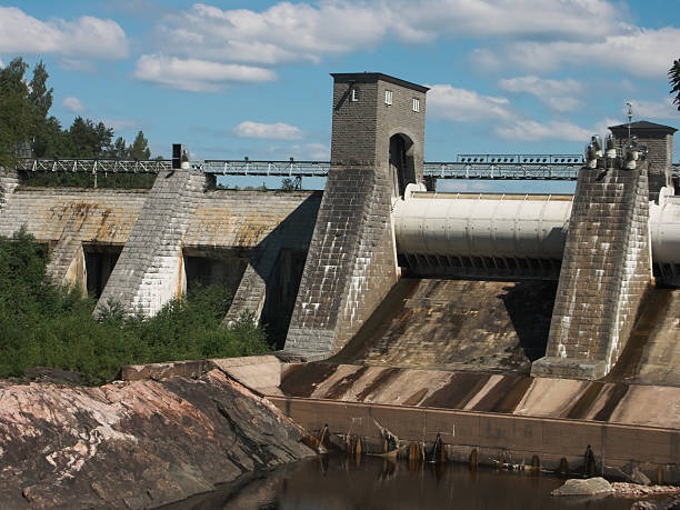 The dam stock photo