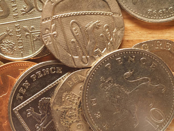 istock Pound coins United Kingdom currency 1403856890