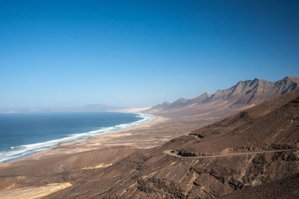 istock View on a volcanic coastline Playa de Cofete Canary Islands 1403857109