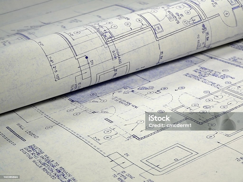 Чертежи; - Стоковые фото Архитектура роялти-фри