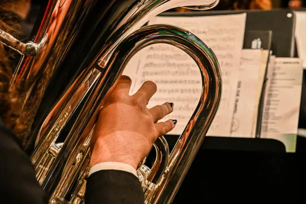 Euphonium or Euphonium, is an instrument with a voice in the tenor baritone range.