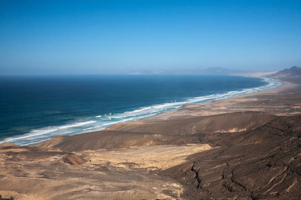 istock View on a volcanic coastline Playa de Cofete Canary Islands 1403859678