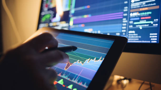 istock Business prop-trade team using intelligent attificial  trade cryptocurrencies crypto and stock 1403865932