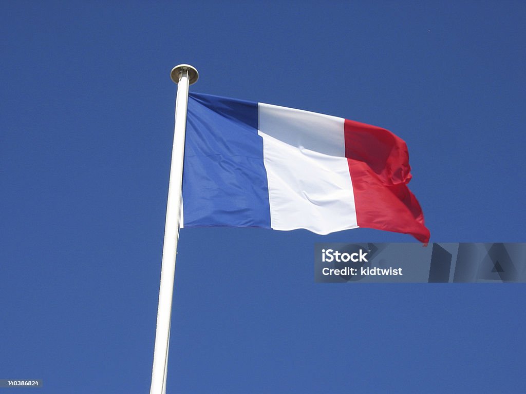 Französische Flagge - Lizenzfrei Aktivitäten und Sport Stock-Foto