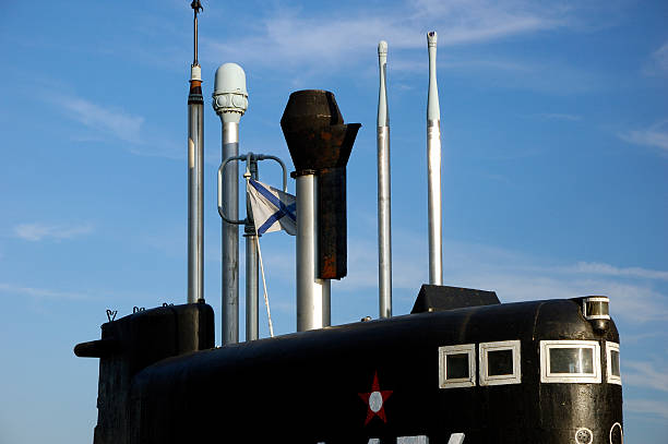 istock Old russian submarine lookout 140386890