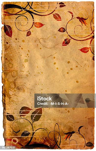 Carta Grunge - Fotografie stock e altre immagini di Antico - Vecchio stile - Antico - Vecchio stile, Astratto, Bellezza naturale