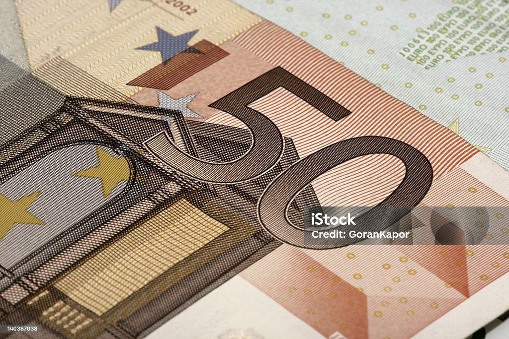 European 50 Euro - Zbiór zdjęć royalty-free (Banknot)