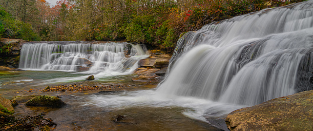 Waterfalls at Balsam Grove in Autumn