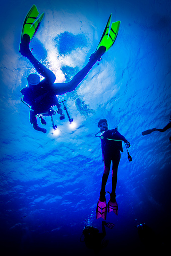 9 June 2015: SCUBA Diver Josh Wolfstein uses a GoPro camera to capture images of the coral reef at Spanish Bay Reef, on the North Shore of Grand Cayman Island. Located in the British West Indies in the Caribbean, the Cayman Islands are renowned for excellent scuba diving, snorkeling, beaches and banking.  Mandatory Credit: Ed Wolfstein Photo *** RAW (NEF) Image File Available ***